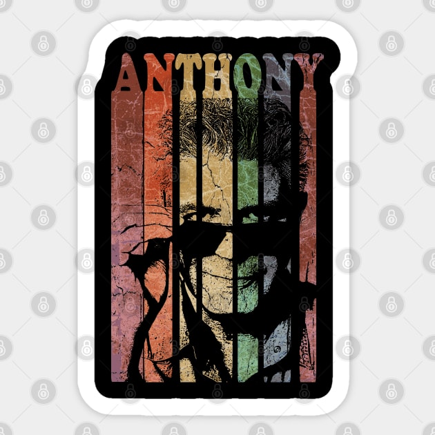 Anthony sunglasses//Retro Vintage aesthetic Sticker by 9ifary